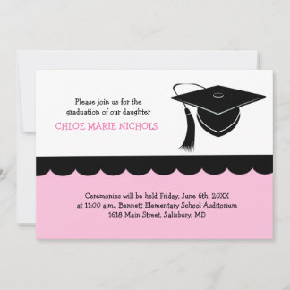 Kids Graduation Announcements(女子の場合) 招待状