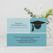 Kids Graduation Announcements(少年の場合) 招待状 (スタンド正面)