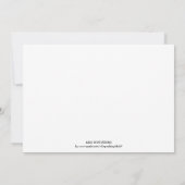 Kids Graduation Announcements(少年の場合) 招待状 (裏面)