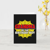 Kids Grandma Of The Birthday Boy Sder Theme Party カード (黄色い花)