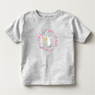 Kids Gray Easter Bunny T-Shirt トドラーTシャツ