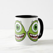 Kids Green One-Eyed Monster Cute Funny Mug マグカップ (正面右)