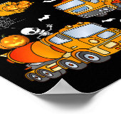 Kids Halloween Construction Trucks Costume Toddler ポスター (角)