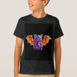 Kids Halloween Crystal Bat T-Shirt Tシャツ
