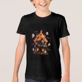 Kids Halloween Crystal Haunted House トライブレンドTシャツ