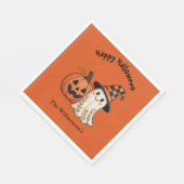 Kids Halloween Cute Costume Party  スタンダードランチョンナプキン (角)