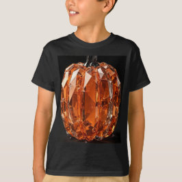Kids Halloween Ultra 3D Crystal Pumpkin T-Shirt Tシャツ