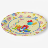 Kids Happy Birthday ペーパープレート (アングル)