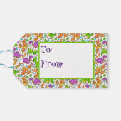 Kids Happy Birthday Dinosaurs Gift Tag ギフトタグ (裏面横)