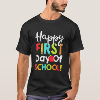 Kids Happy First Day Of School Teachers Students P Tシャツ