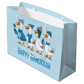 Kids Happy Hanukkah Gift Bag ラージペーパーバッグ (裏面アングル)