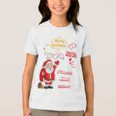 Kids Happy New Year T-Shirt トライブレンドＴシャツ (正面)