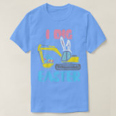 Kids I Dig Easter Digger Cute Bunny Ecavator Boys Tシャツ (デザイン正面)