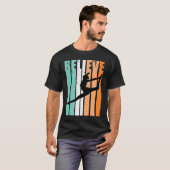 Kids I Love Dance Team Believe Dancer Dancing Retr Tシャツ (正面フル)