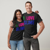 Kids I Love Slime – キッズおもしろいズ Tシャツ (ユニセックス)
