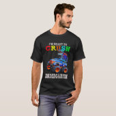 Kids I m Ready To Crush Kindergarten Monster Truck Tシャツ (正面フル)