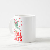 Kids I Steal Hearts Dinosaur Valentines Day For Ba コーヒーマグカップ (正面左)