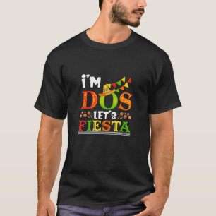 Kids I'm Dos Let's Fiesta Taco Twosday 2Nd Birthda Tシャツ