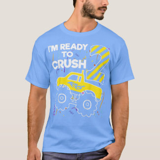 Kids I'm ready to crush 2nd Birthday Monster Truck Tシャツ