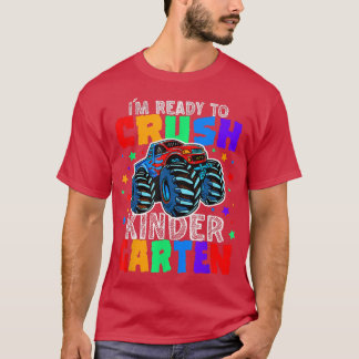 Kids I'm Ready To Crush Kindergarten Monster Truck Tシャツ