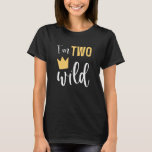 Kids I'm Two Wild 2nd Birthday Party Things Tシャツ<br><div class="desc">Kids I'm Two Wild 2nd Second Birthday Party Things Matching</div>