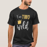 Kids I'm Two Wild 2nd Birthday Party Things Tシャツ<br><div class="desc">Kids I'm Two Wild 2nd Second Birthday Party Things Matching</div>
