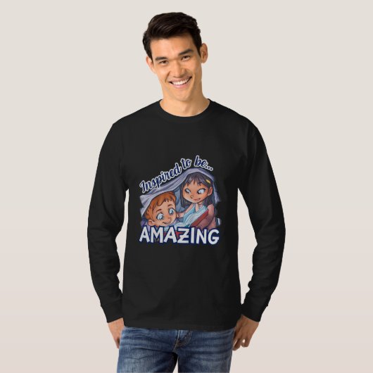 Kids Inspired to be Amazing Embrace Your Potential Tシャツ (正面フル)