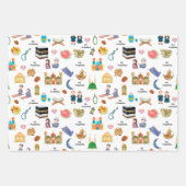 Kids Islamic Gift Wrap – Colourful Eid & Ramadan ラッピングペーパーシート (正面2)