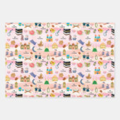 Kids Islamic Gift Wrap – Colourful Eid & Ramadan ラッピングペーパーシート (正面)