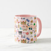 Kids Islamic Mug – Colourful Eid & Ramadan マグカップ (正面右)