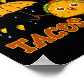 Kids Its Raining Taco-shirt Mexican おもしろい Boy Cinc ポスター (角)