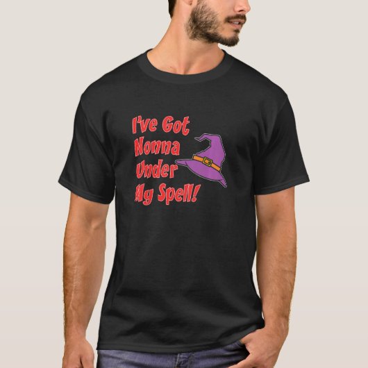 Kids I've Got Nonna Under My Spell Granddaughter H Tシャツ (正面)