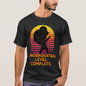 Kids Kindergarten Level Complete Silhouette Dabbin Tシャツ (正面)