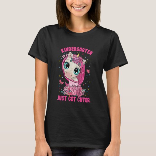Kids Kindergarten  Unicorn Fun For Girls Tシャツ (正面)