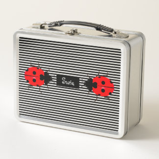 Kid's Ladybugs Lanch Boxes弁当箱 メタルランチボックス