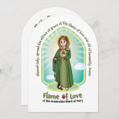 Kids Large (5"x7") FOL Prayer Card 招待状 (正面/裏面)