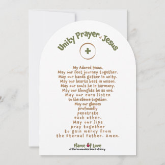Kids Large (5"x7") FOL Prayer Card 招待状