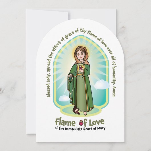 Kids Large (5"x7") FOL Prayer Card 招待状 (正面)