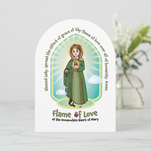Kids Large (5"x7") FOL Prayer Card 招待状 (スタンド正面)