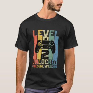 Kids Level 2以降、誕生日ゲー素晴らしマー Tシャツ
