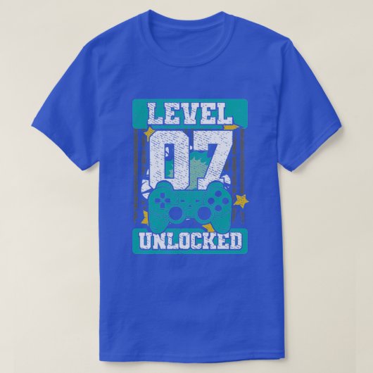 Kids Level Unlocked Video Game th Birthday Gift T Tシャツ (デザイン正面)
