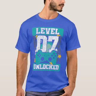 Kids Level Unlocked Video Game th Birthday Gift T Tシャツ