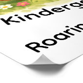 Kids Lion Elephant Giraffe Graduation Party  ポスター (角)