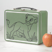 Kids Lion King Lunch Box メタルランチボックス (インサイチュ)