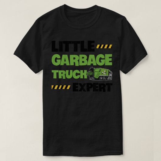 Kids Little garbage truck expert Quote for a Garba Tシャツ (デザイン正面)