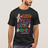 Kids Little Miss First 2nd Grade Back To School Gi Tシャツ (正面)