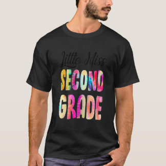 Kids Little Miss Second Grade Girl Back To School  Tシャツ