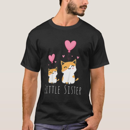 Kids Little Sister Cat Tシャツ (正面)
