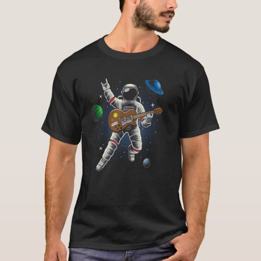 Kids Long Live Rock and Roll宇宙飛行士の遊gui Tシャツ (正面)