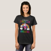 Kids Look Out 5th Grade Here I Come Unicorn Cute Tシャツ (正面フル)